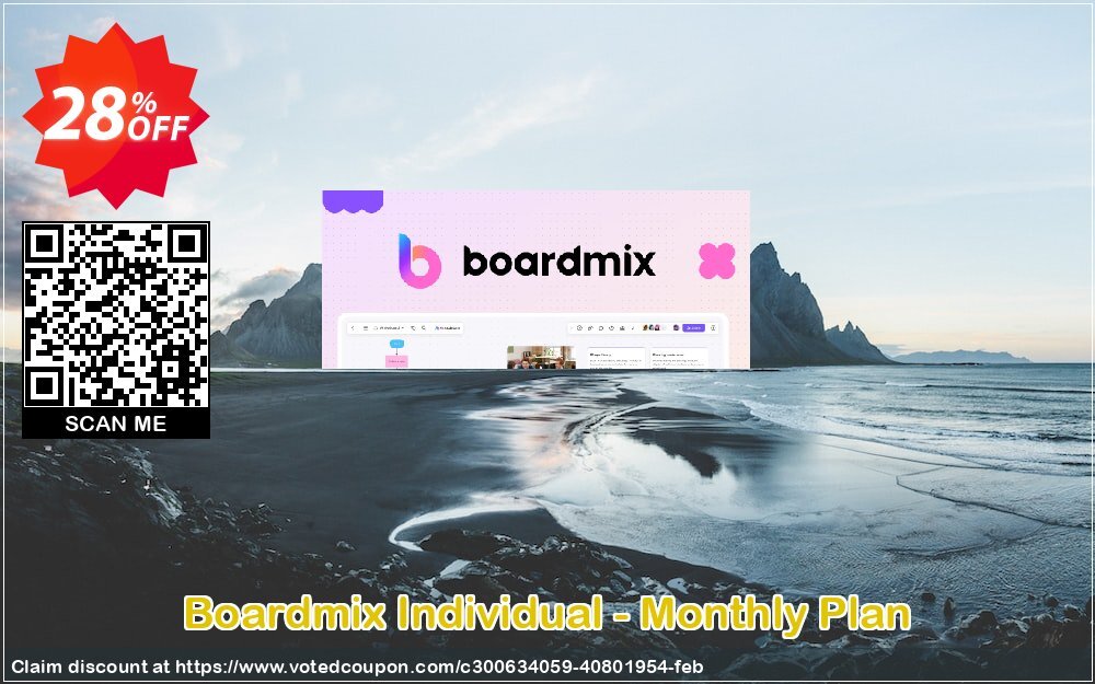 Boardmix Individual - Monthly Plan voted-on promotion codes