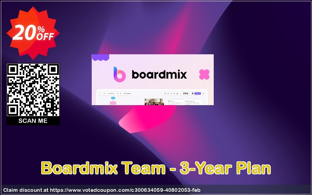 Boardmix Team - 3-Year Plan voted-on promotion codes