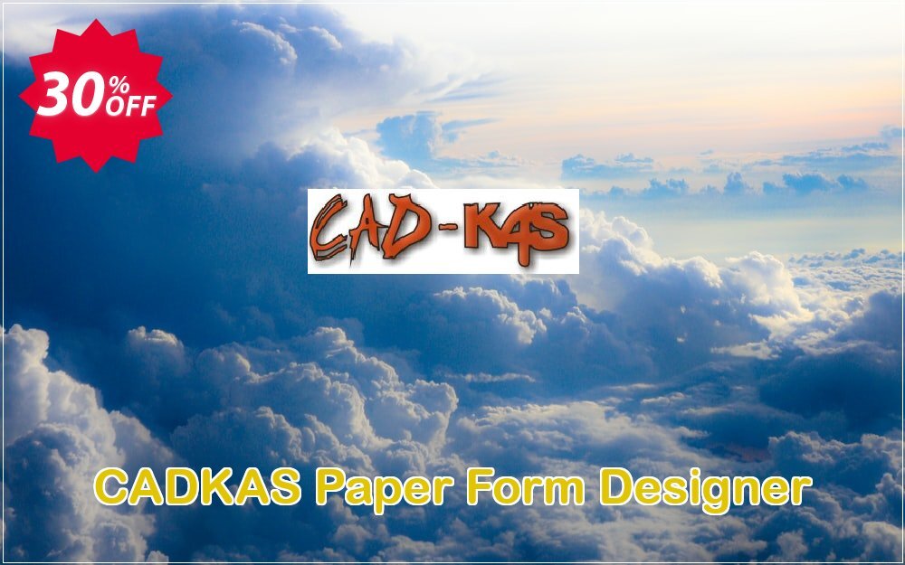 CADKAS Paper Form Designer Coupon, discount Paper Form Designer Special discount code 2025. Promotion: Special discount code of Paper Form Designer 2024