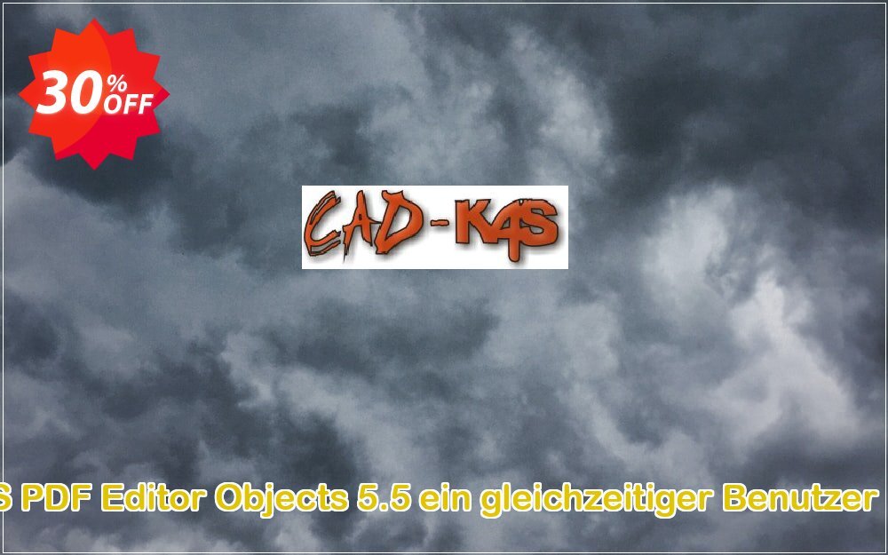 CADKAS PDF Editor Objects 5.5 ein gleichzeitiger Benutzer Deutsch Coupon Code May 2025, 30% OFF - VotedCoupon