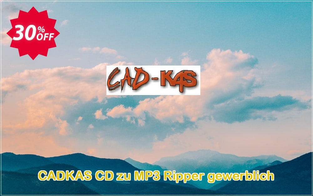 CADKAS CD zu MP3 Ripper gewerblich Coupon Code May 2025, 30% OFF - VotedCoupon