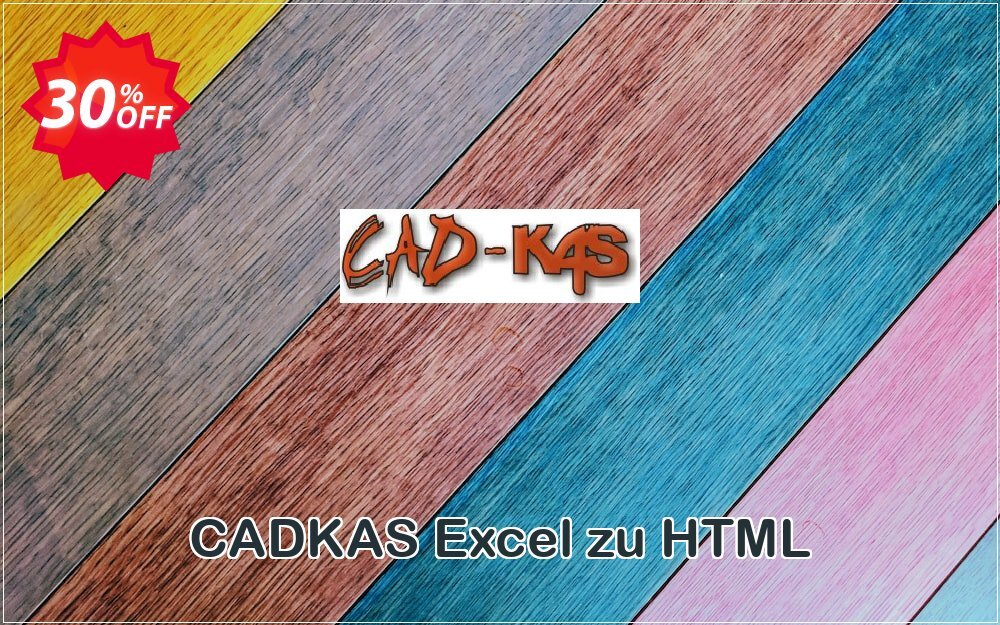 CADKAS Excel zu HTML Coupon Code May 2025, 30% OFF - VotedCoupon