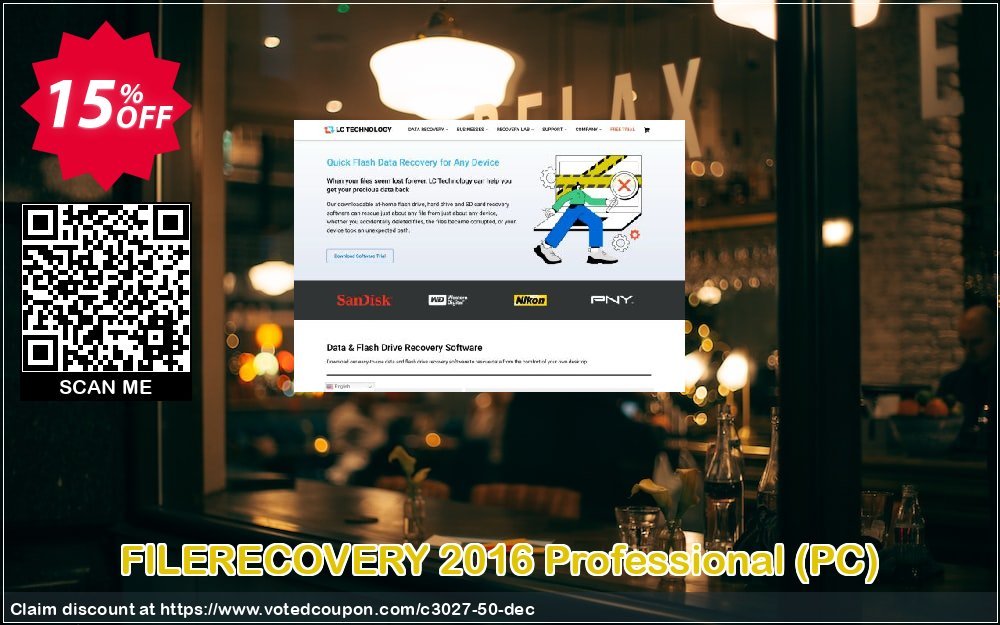 FILERECOVERY 2016 Professional, PC  Coupon, discount lc-tech offer deals 3027. Promotion: lc-tech discount deals 3027