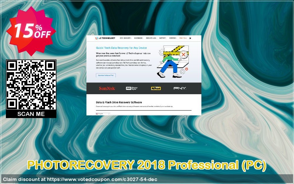PHOTORECOVERY 2018 Professional, PC  Coupon, discount lc-tech offer deals 3027. Promotion: lc-tech discount deals 3027
