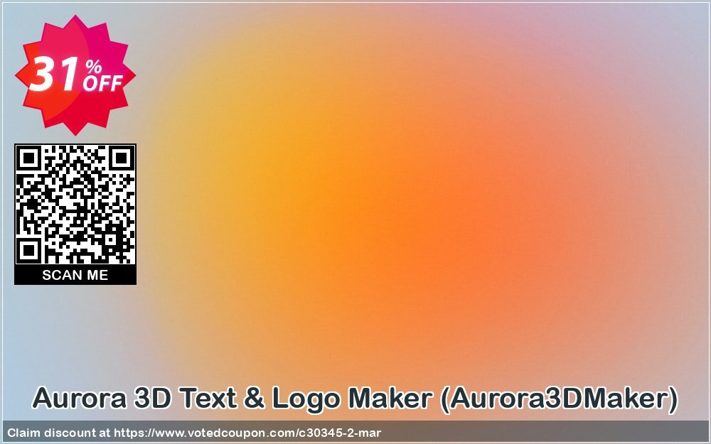 Aurora 3D Text & Logo Maker, Aurora3DMaker  Coupon Code Apr 2024, 31% OFF - VotedCoupon