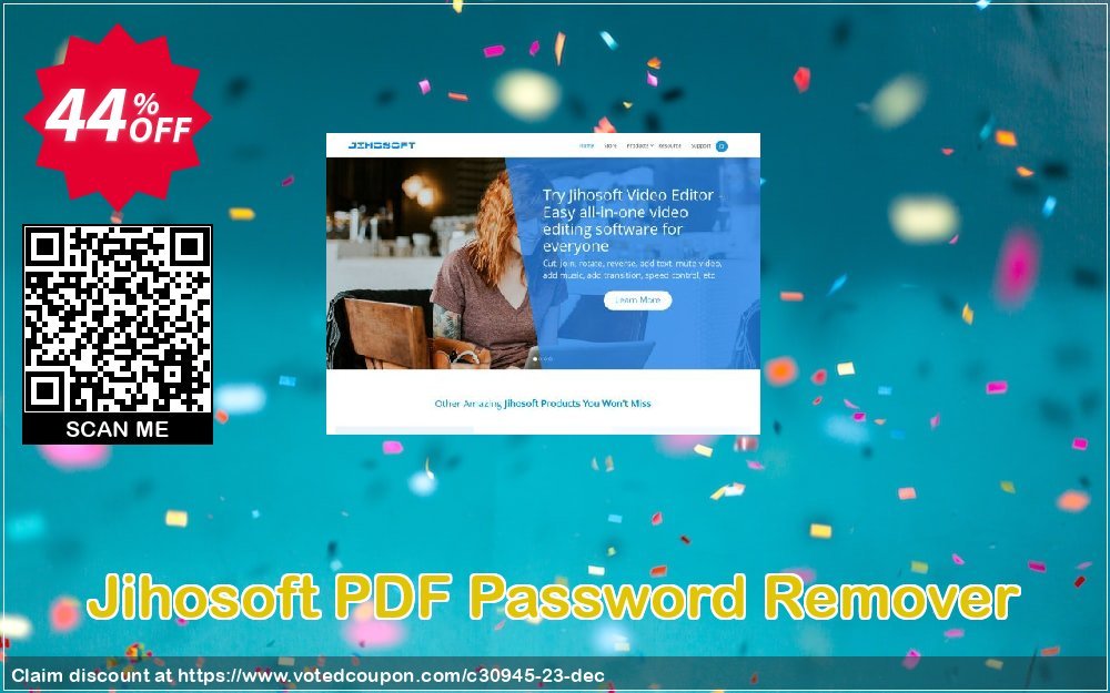 Jihosoft PDF Password Remover Coupon, discount Jihosoft (30945). Promotion: 