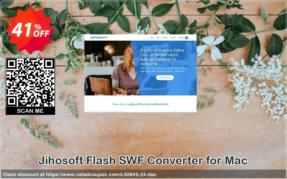 Jihosoft Flash SWF Converter for MAC Coupon, discount Jihosoft (30945). Promotion: 