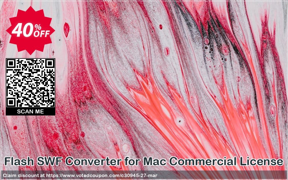 Flash SWF Converter for MAC Commercial Plan Coupon Code Apr 2024, 40% OFF - VotedCoupon