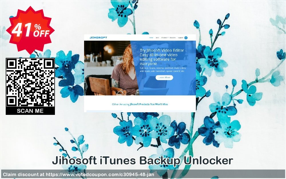 Jihosoft iTunes Backup Unlocker Coupon, discount Jihosoft (30945). Promotion: 
