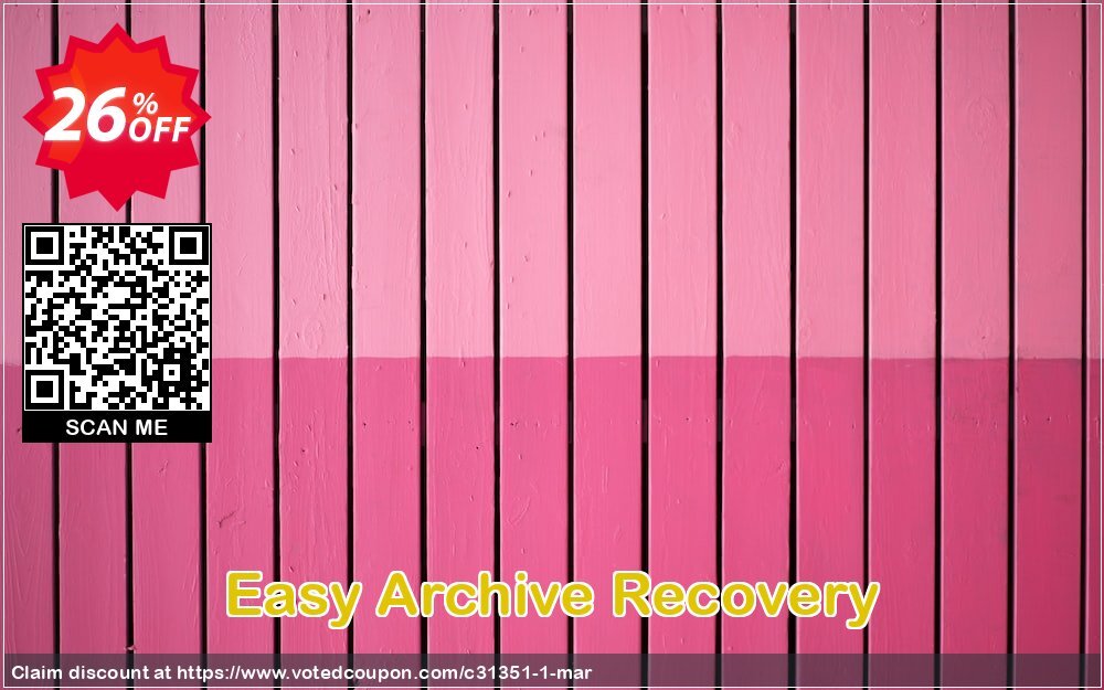 Easy Archive Recovery Coupon, discount MunSoft coupon (31351). Promotion: MunSoft discount promotion