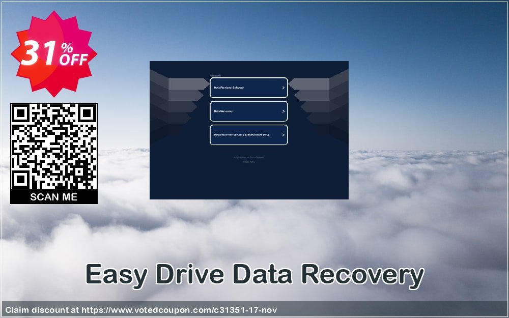 Easy Drive Data Recovery Coupon, discount Easy Drive Data Recovery Personal License imposing offer code 2023. Promotion: MunSoft discount promotion