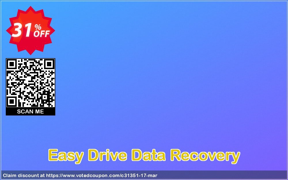 Easy Drive Data Recovery Coupon Code Apr 2024, 31% OFF - VotedCoupon