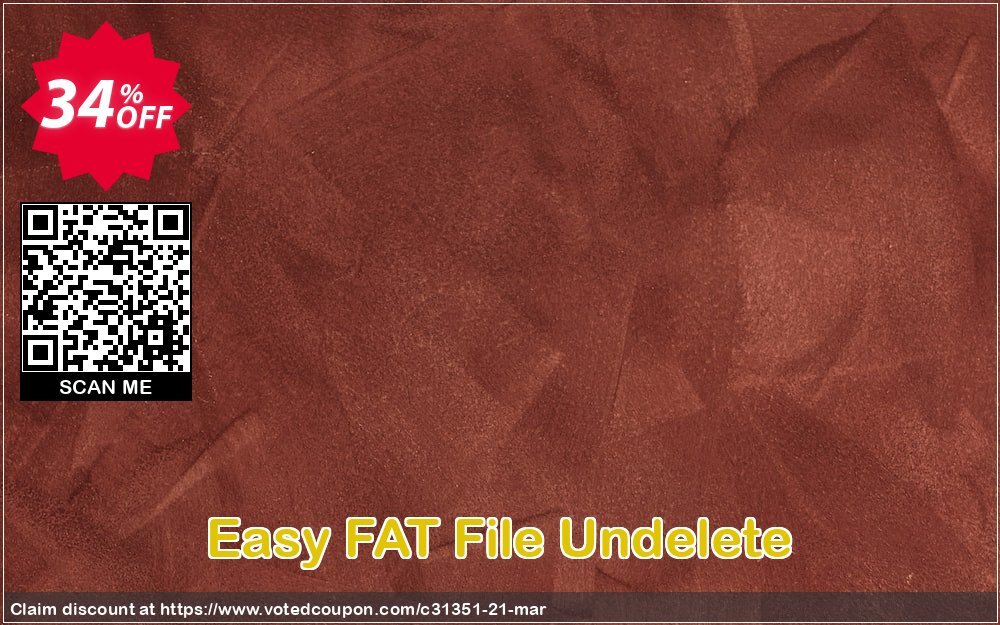 Easy FAT File Undelete Coupon Code Apr 2024, 34% OFF - VotedCoupon