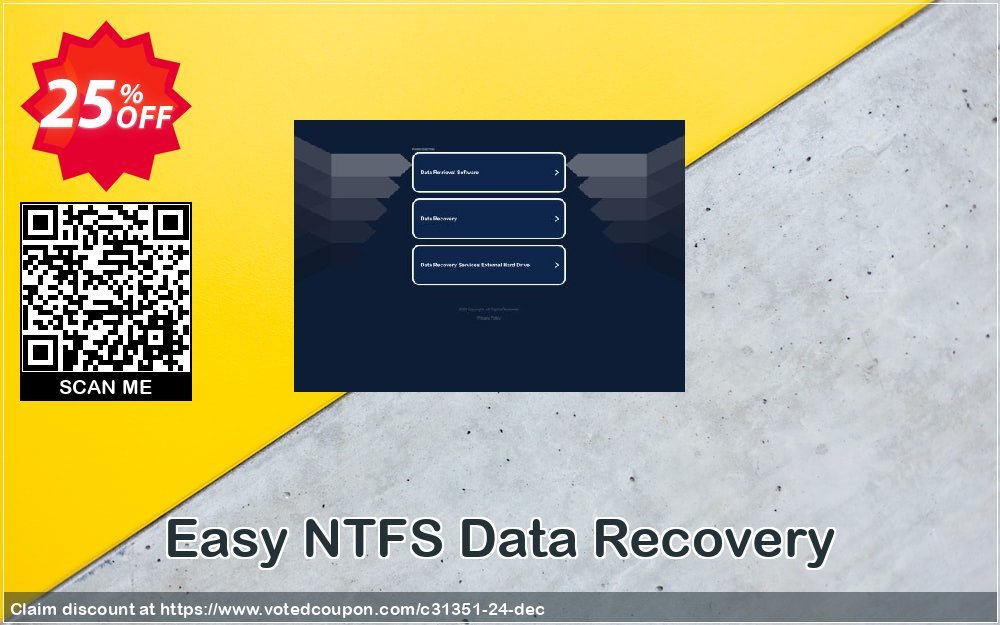 Easy NTFS Data Recovery Coupon, discount MunSoft coupon (31351). Promotion: MunSoft discount promotion