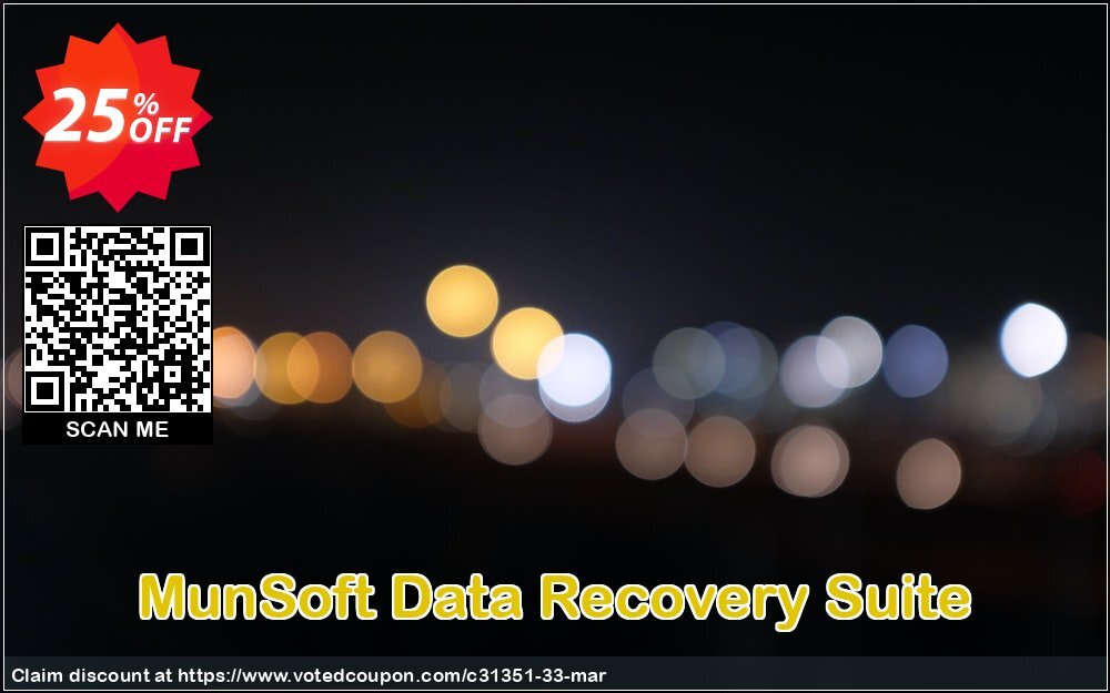 MunSoft Data Recovery Suite Coupon, discount MunSoft coupon (31351). Promotion: MunSoft discount promotion