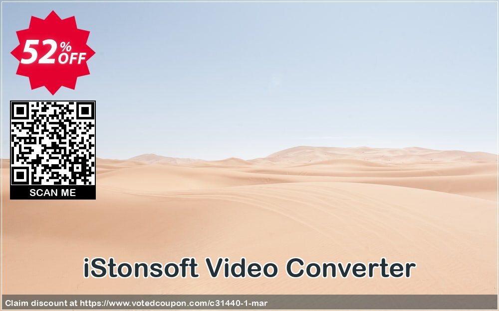 iStonsoft Video Converter Coupon, discount 60% off. Promotion: 