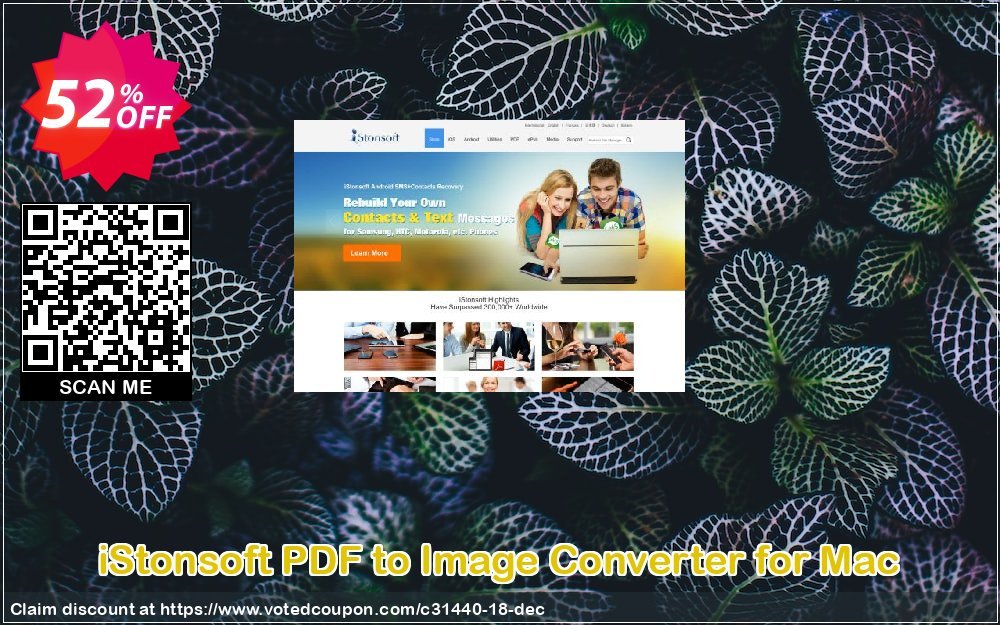 iStonsoft PDF to Image Converter for MAC Coupon, discount 60% off. Promotion: 