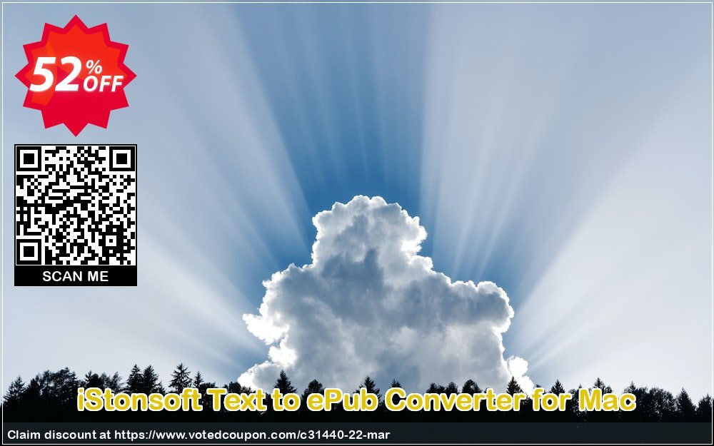 iStonsoft Text to ePub Converter for MAC Coupon, discount 60% off. Promotion: 