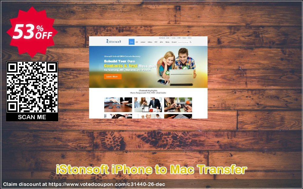 iStonsoft iPhone to MAC Transfer Coupon, discount 60% off. Promotion: 