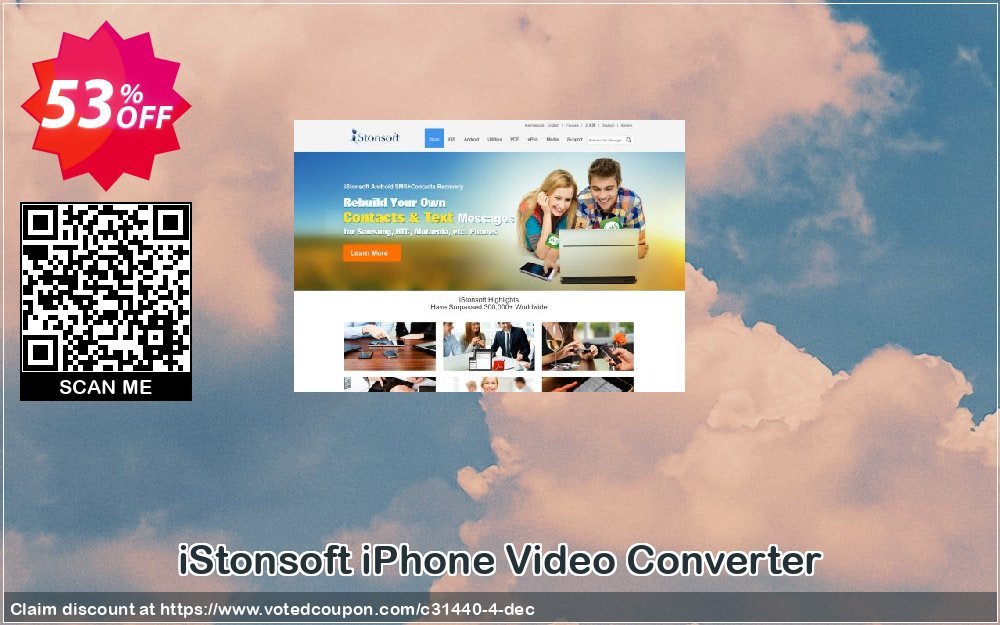 iStonsoft iPhone Video Converter Coupon, discount 60% off. Promotion: 