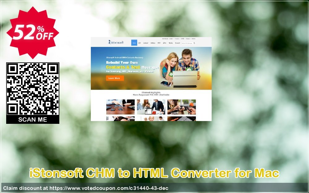 iStonsoft CHM to HTML Converter for MAC Coupon, discount 60% off. Promotion: 