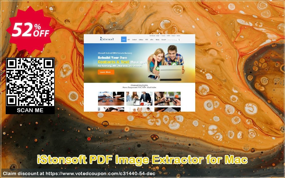 iStonsoft PDF Image Extractor for MAC Coupon, discount 60% off. Promotion: 