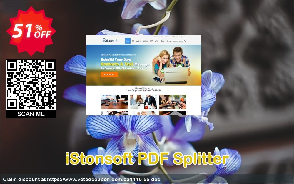iStonsoft PDF Splitter Coupon, discount 60% off. Promotion: 