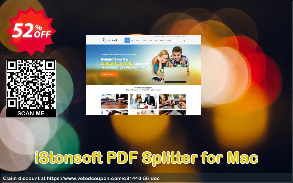 iStonsoft PDF Splitter for MAC Coupon, discount 60% off. Promotion: 