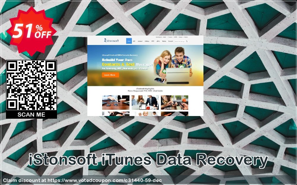 iStonsoft iTunes Data Recovery Coupon, discount 60% off. Promotion: 