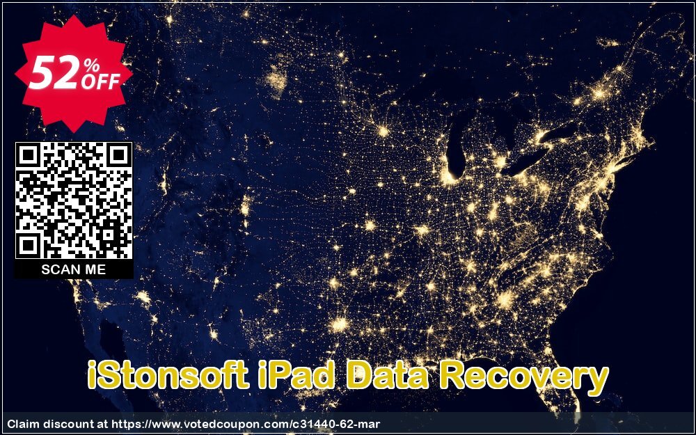 iStonsoft iPad Data Recovery Coupon, discount 60% off. Promotion: 