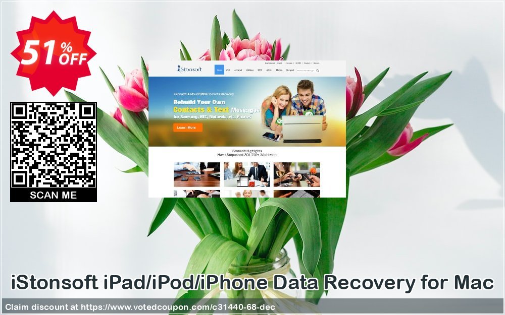 iStonsoft iPad/iPod/iPhone Data Recovery for MAC Coupon, discount 60% off. Promotion: 