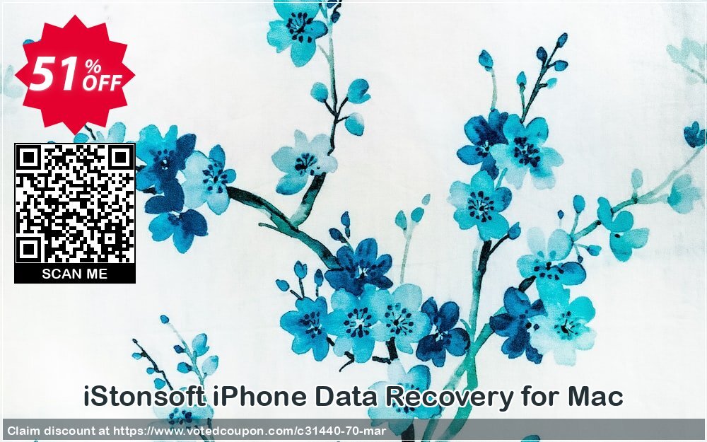 iStonsoft iPhone Data Recovery for MAC Coupon, discount 60% off. Promotion: 