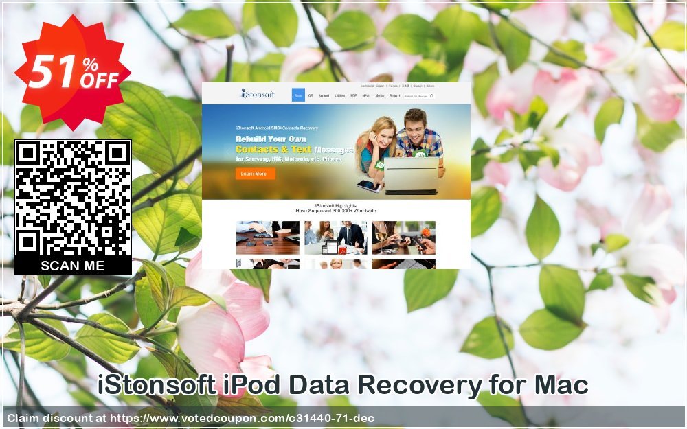 iStonsoft iPod Data Recovery for MAC Coupon, discount 60% off. Promotion: 