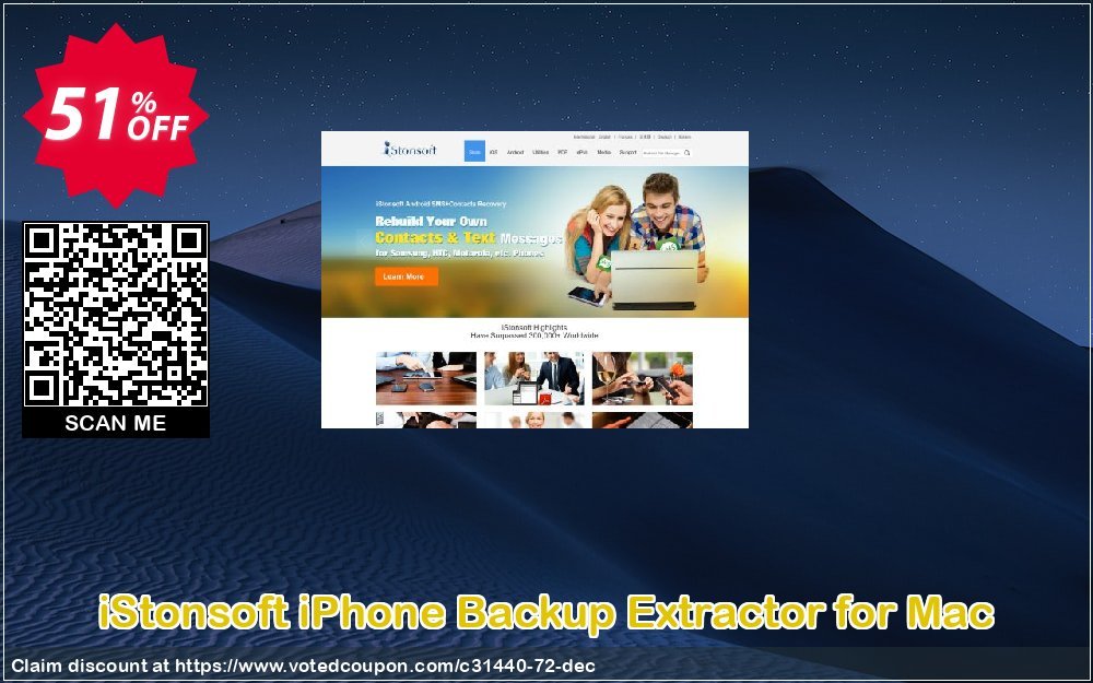 iStonsoft iPhone Backup Extractor for MAC Coupon, discount 60% off. Promotion: 
