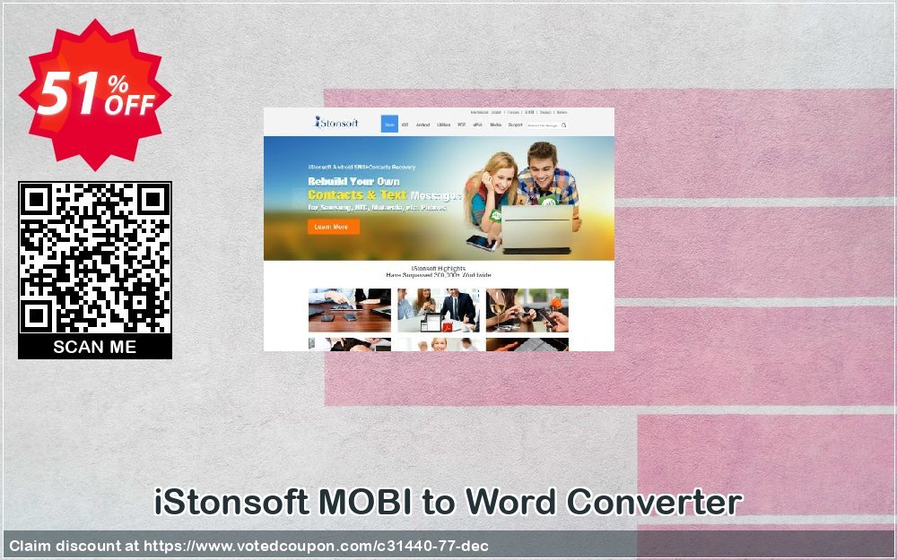 iStonsoft MOBI to Word Converter Coupon, discount 60% off. Promotion: 