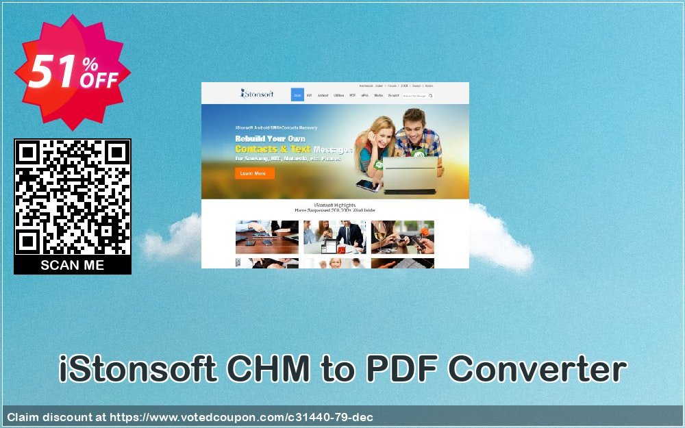 iStonsoft CHM to PDF Converter Coupon, discount 60% off. Promotion: 