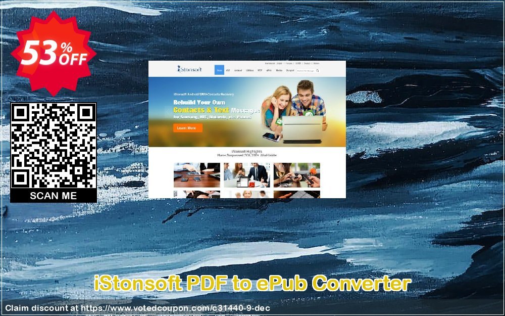 iStonsoft PDF to ePub Converter Coupon Code Apr 2024, 53% OFF - VotedCoupon