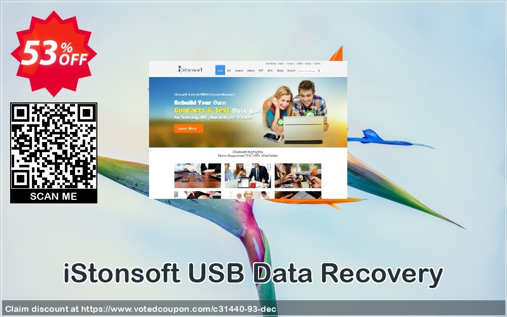 iStonsoft USB Data Recovery Coupon, discount 60% off. Promotion: 