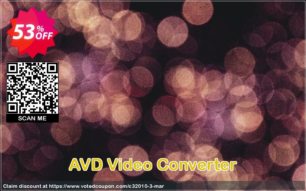 AVD Video Converter Coupon, discount AVD SOFTWARE coupon code (32010). Promotion: AVD SOFTWARE discount offer (32010)