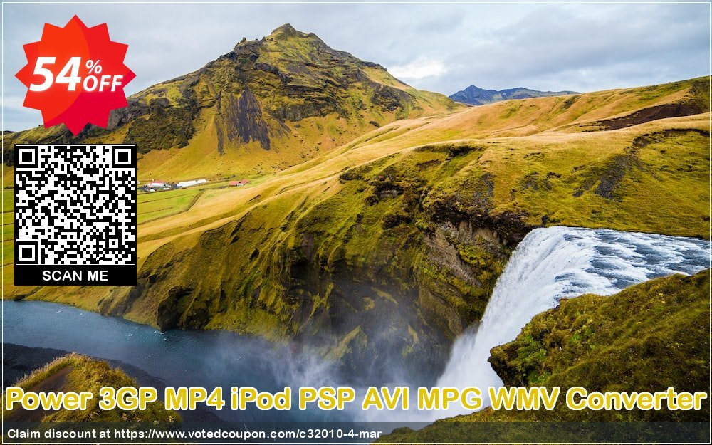 Power 3GP MP4 iPod PSP AVI MPG WMV Converter Coupon, discount AVD SOFTWARE coupon code (32010). Promotion: AVD SOFTWARE discount offer (32010)