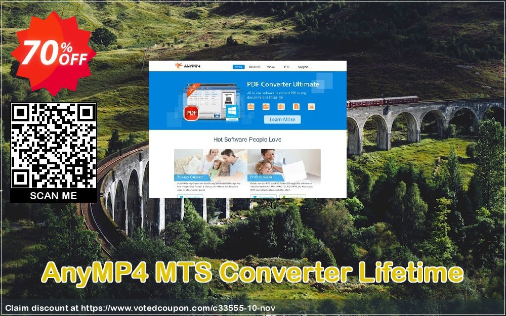 AnyMP4 MTS Converter Lifetime Coupon Code Apr 2024, 70% OFF - VotedCoupon