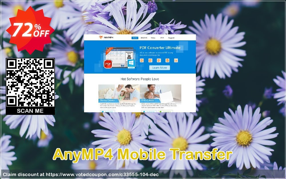 AnyMP4 Mobile Transfer Coupon, discount AnyMP4 coupon (33555). Promotion: 50% AnyMP4