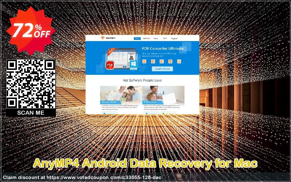 Get 72% OFF AnyMP4 Android Data Recovery for Mac Coupon