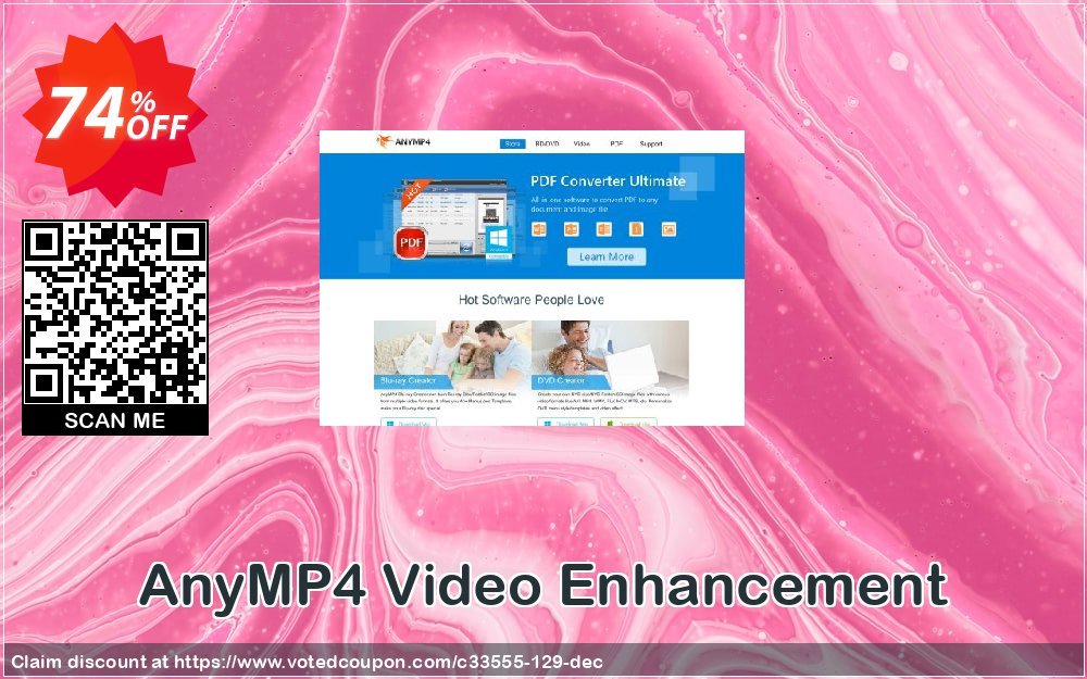 AnyMP4 Video Enhancement Coupon, discount AnyMP4 coupon (33555). Promotion: 50% AnyMP4 promotion