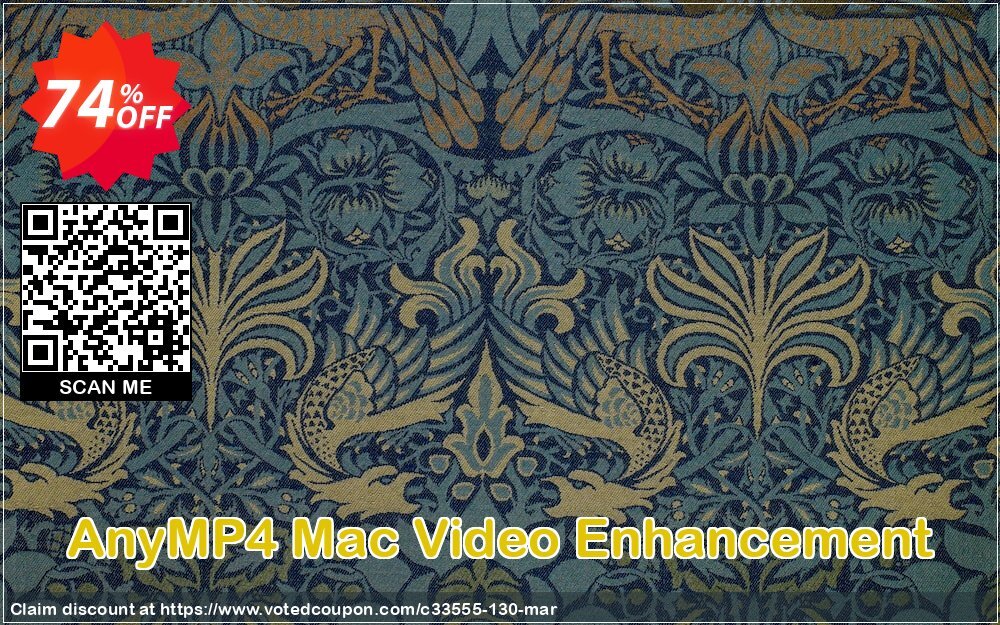 AnyMP4 MAC Video Enhancement Coupon, discount AnyMP4 coupon (33555). Promotion: 50% AnyMP4 promotion