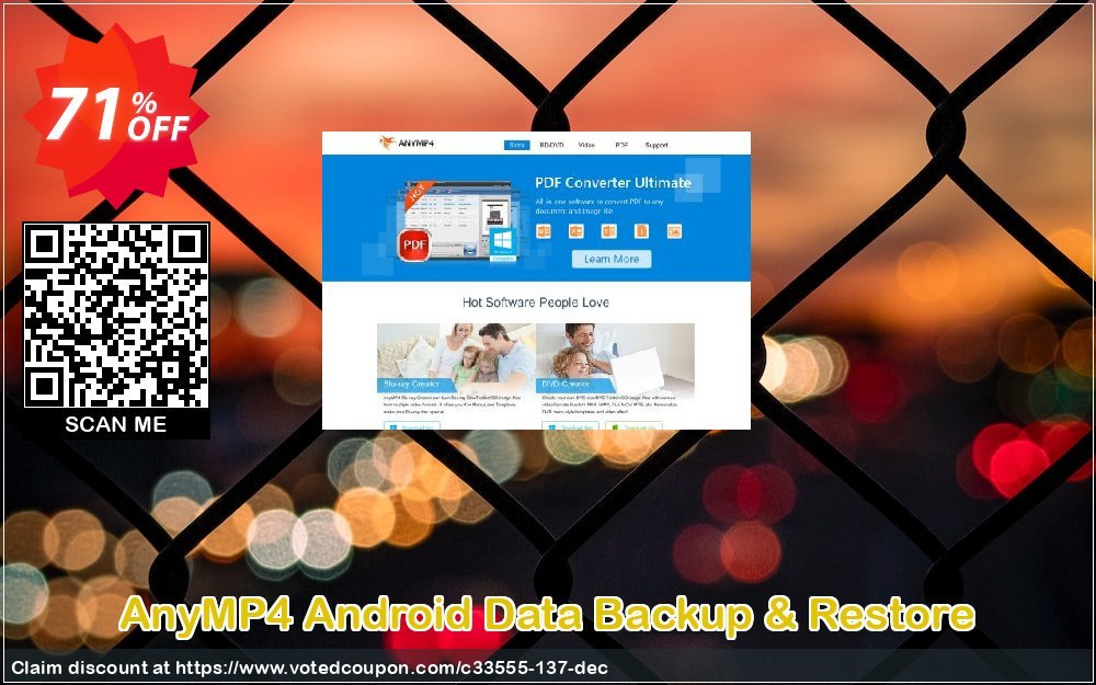 AnyMP4 Android Data Backup & Restore Coupon Code Apr 2024, 71% OFF - VotedCoupon