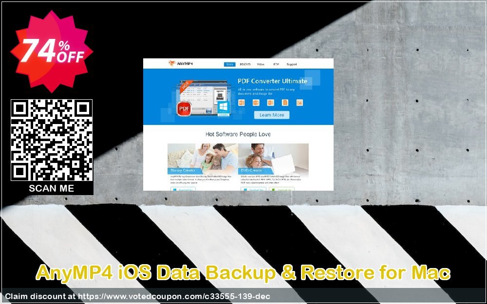 AnyMP4 iOS Data Backup & Restore for MAC Coupon Code Apr 2024, 74% OFF - VotedCoupon