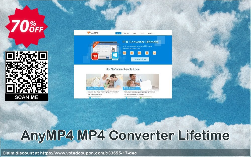 AnyMP4 MP4 Converter Lifetime Coupon Code Apr 2024, 70% OFF - VotedCoupon