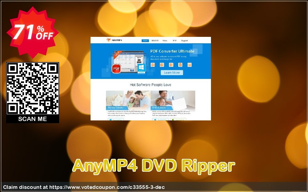 AnyMP4 DVD Ripper Coupon, discount AnyMP4 DVD Ripper best offer code 2023. Promotion: 