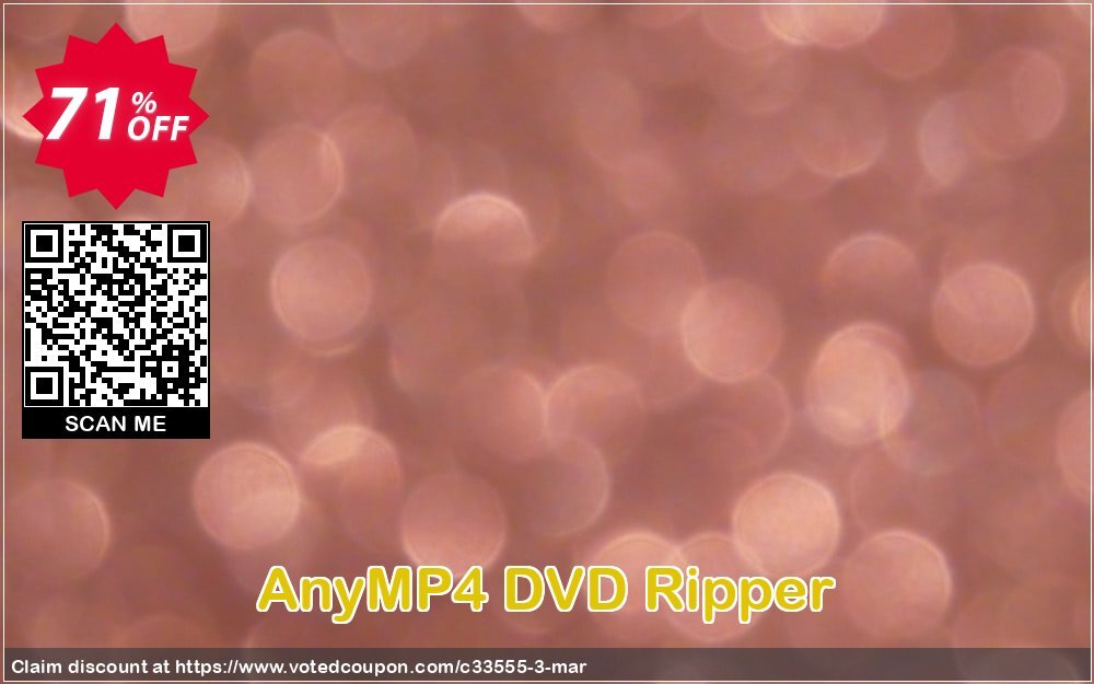 AnyMP4 DVD Ripper Coupon Code May 2024, 71% OFF - VotedCoupon